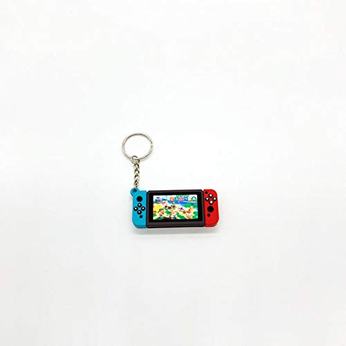 WDam Switch Game Machine Llaveros Animal Crossing Llaveros Accesorios de Moda Colgantes con Forma Linda Llavero de niño, New1