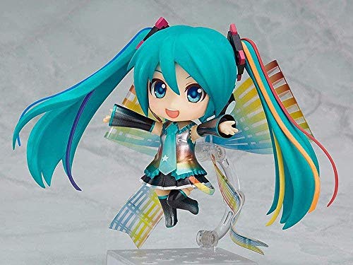 WMYATING Realista y Divertido 10 cm de Dibujos Animados Mini Hatsune Miku Anime Figura Figura Modelo Linda decoración Cambio de PVC Muñecas