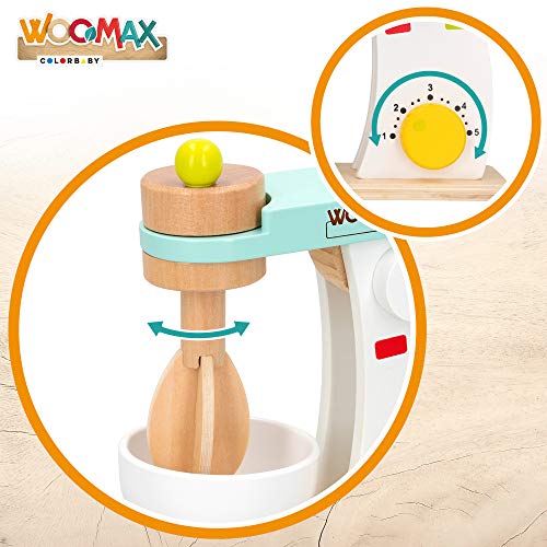 WOOMAX - Batidora con accesorios de madera woomax (46466)