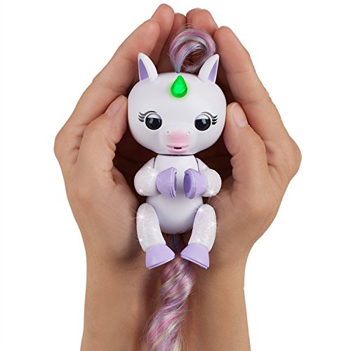 Wowwee- Mackenzie Mascota Interactiva, Color Blanco con luz (3728)