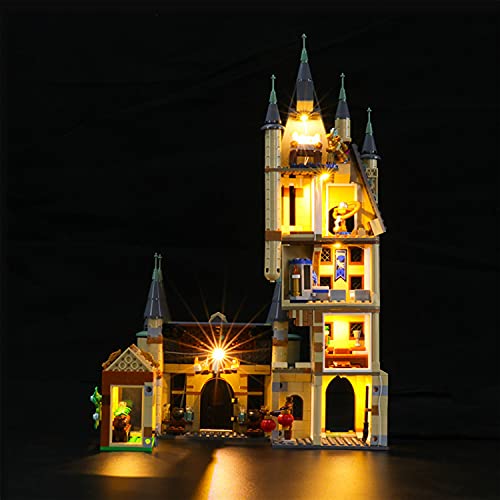 WXFN Kit de iluminación para la Torre de astronomía de Harry Potter Hogwarts - Compatible con Lego 75969 (NO Incluye el Modelo)