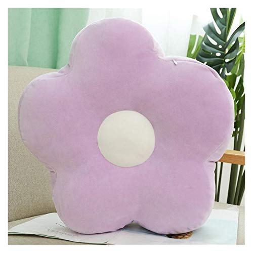 XIAOZSM Juguete de Peluche Precioso 40 cm Fresco Colorido Flor Polla de Peluche Pantalón Punto de Dibujos Animados Suave Planta Relleno Muñeca Silla Sofá Sofá Niños Amantes (Color : Light Grey)