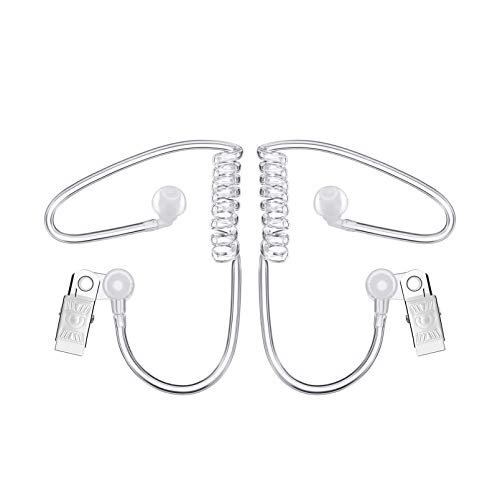 XLKJ 4 Pcs Juguete de Auriculares para Walkie, Juguete de Auriculares Espía Accesorios para Disfraces de Halloween, Juguete Auriculares de Radio Bidireccional Cosplay
