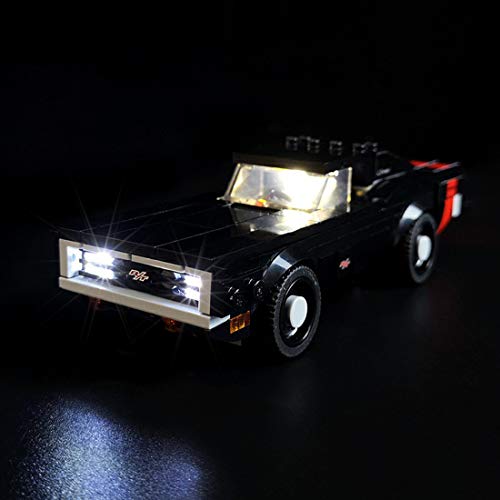 YaYashow YaYashow - Juego de luces LED para Lego 75893 Speed Champions 2018 Dodge Challenger, kit de iluminación compatible con Lego 75893 (modelo no incluido)
