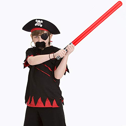 Yojoloin 10 UNIDS Inflables Star War Light Saber Sword Stick Globos para Suministros de Fiesta Favores de Fiesta Globos 5 Color (10 PCS)
