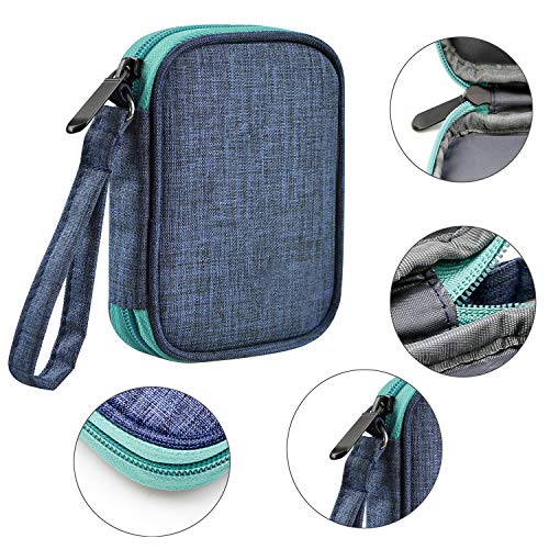 YSAGi Juego de Cartas Compatible con Bolsa UNO,Espacio para Hasta 150 Tarjetas, Paño Suave,Impermeable, Protección Completa-No Incluye Tarjetas (Azul)