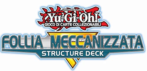 YU-GI-OH! - Trading Card Game Structure Deck Follia Mecanizada, color azul, MECHANIZED MAD