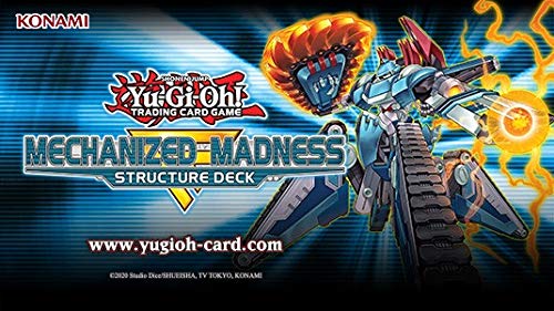 YU-GI-OH! - Trading Card Game Structure Deck Follia Mecanizada, color azul, MECHANIZED MAD