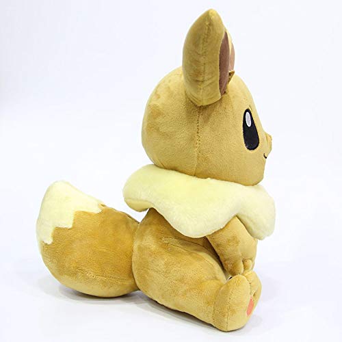 yunding Anime Pokemon Cute Eevee Juguetes De Peluche Suave Relleno 30Cm Muñeca Let's Go Game Pokemon Monster Eevee Almohada De Felpa De Algodón para Niños