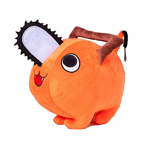 zhenxin Juguete de Peluche Anime Pochita Muñeca Polla de Felpa Historieta Kawaii Cosplay Disfraz Accesorios Accesorios (Color : A, Size : 42cm)