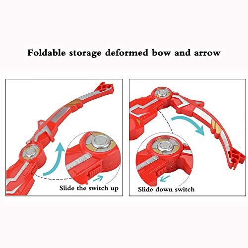 ZHXY Arco y Flechas para niños Arcos y Flechas Tiro con Arco Arco Juguete Arco Set niños Tiro con Arco Juegos con 20/30 Flechas de Tiro,Regalo para niñas a Partir de 6 años Niño,niña Azul,Rojo