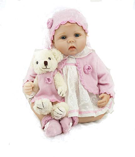 ZIYIUI Muñecas Reborn Realista Reborn Dolls 22''/55cm Suave Silicona Vinyl Bebé Reborn Niña Reborn Toddlers Niña Niño Regalo Juguetes Muñecos Bebé