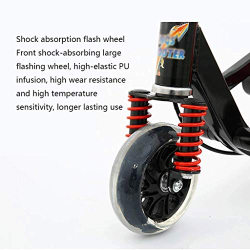 ZMDZA El Columpio Vespa 3 Ruedas Plegable Ajustable Deriva Wiggle Vespa con 3 Ruedas Auto Propulsión for los Muchachos/niña/Adulto Edad 6 años en adelante (Color : A)