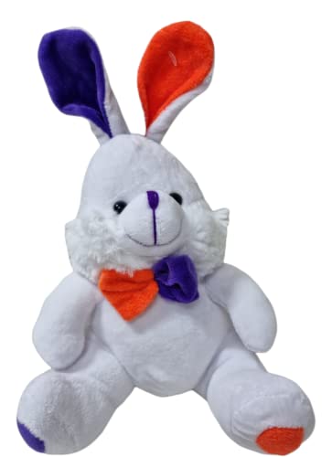 1 Conejo de Peluche Suave con Felpa Fina de 25cm, Peluche Conejo Blanco