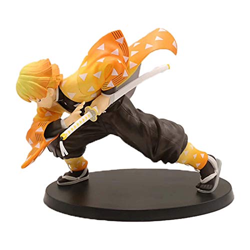 15Cm Anime Demon Slayer Figuras De Acción Dibujar Espada Agatsuma Zenitsu Figurilla Kimetsu No Yaiba Figura PVC Colección Modelo Juguetes