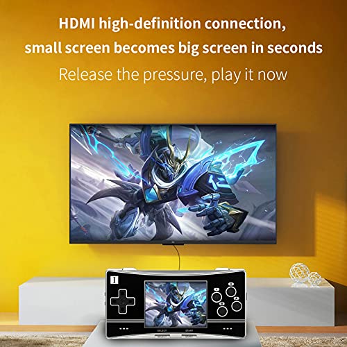 AABEY Consola de Juegos portátil RG300X, Consola de Juegos Retro, Reproductor de Juegos portátil con Pantalla IPS de 3.0 Pulgadas Reproductor de Videojuegos mínimo Compatible con Pantalla HD PS