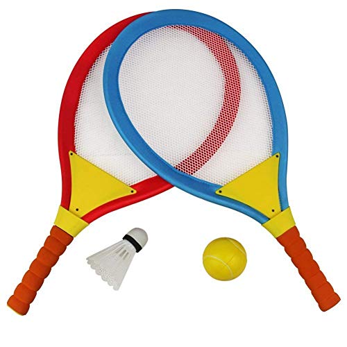 Akokie Palas Playa Raquetas Badminton Niños Raquetero Tenis Racket Raqueta de Juguete Deportivo Bádminton Playa al Aire Libre