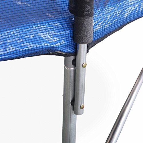 Alice's Garden Cama elástica 245 cm, Trampolín para niños Azul, aguanta hasta 100 kg (Estructura Reforzada). Incluye: Red de protección- PLUTON