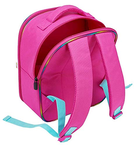 Animal Planet- Mochila 3D Set de Unicornios Bolsos Peluche, Color Rosa (387726)