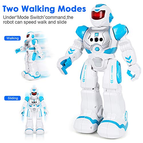 ARANEE Robot de Control Remoto, RC Robot Juguete Inteligente y programable Gestos Control Robots para Niños(Verde)