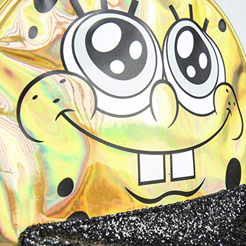 ARTESANIA CERDA MOCHILA CASUAL MODA BRILLANTE BOB ESPONJA
