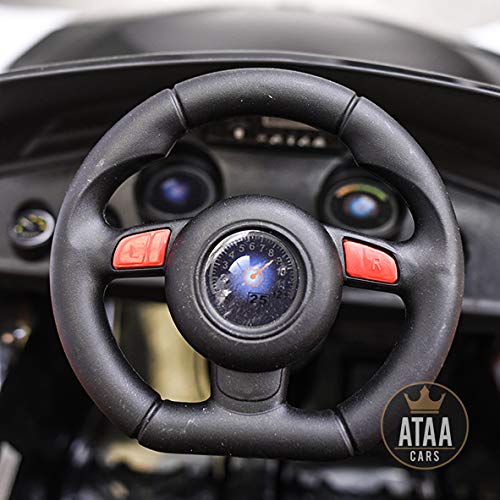 ATAA Coche eléctrico niños con Mando y batería 12v Estilo BMW X5 12v Coche eléctrico para niños Barato - Negro