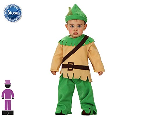 Atosa Disfraz Duende Niño Bebé Robin Hood 12 a 24 meses
