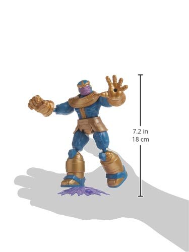 Avengers Bend and Flex Figura Thanos 15 Cm (Hasbro E83445X0) , Color/Modelo Surtido