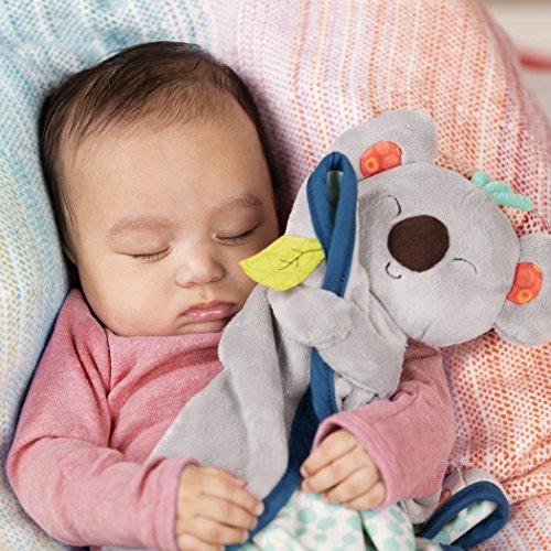 B. Toys – B. Snugglies – la Manta de Seguridad del Esponjoso Koko el Koala – Adorable cobija para bebé de Tela Suave