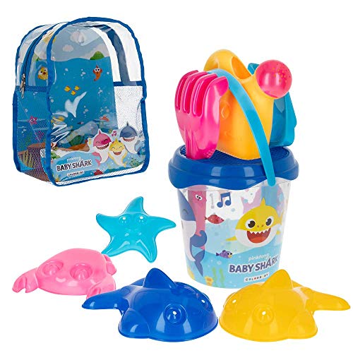 Baby Shark - Mochila, cubo y accesorios de playa Baby Shark (77247)