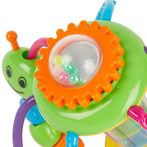 Bieco - Pelota de motricidad para bebés a Partir de 6 Meses | Pelota de Agarre y mordedor con sonajero | Juguete motricidad | Sonajero para bebés