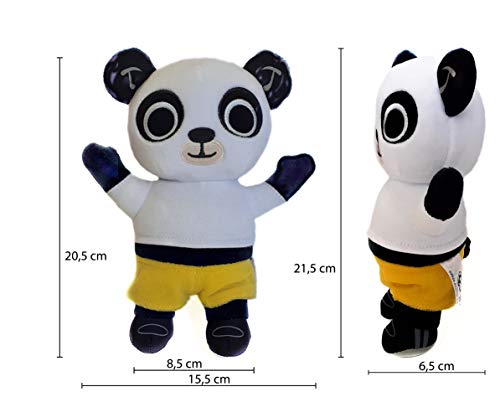 Bing Mascots Set Bing & Friends Sula Pando Hoppity Voosh Flop - Peluche suave