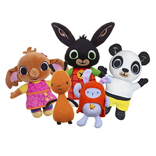 Bing Mascots Set Bing & Friends Sula Pando Hoppity Voosh Flop - Peluche suave