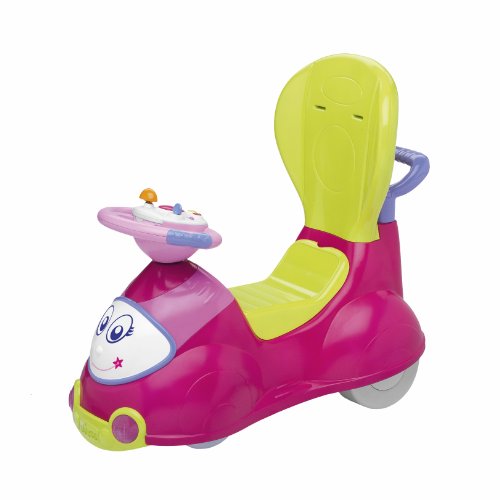 Chicco 00060703100000 Quattro - Correpasillos Convertible en balancín, Color Rosa
