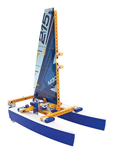 Clementoni- Ciencia Build – Barco de Vela, construcción, Laboratorio mecánico, Juego científico (versión en Italiano), niños 8 años +, Fabricado en Italia, Multicolor (19215)