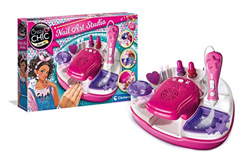 Clementoni- Crazy Chic Diseña tus uñas + Duracell Ultra AA con Powerchek, Pilas Alcalinas, Paquete de 4