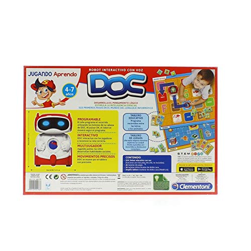 Clementoni - Doc el Robot (Clementoni 55176.7), color/modelo surtido, tablero montado 94 x 69 cm