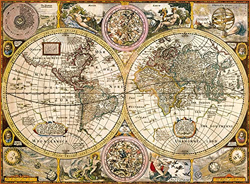 Clementoni Puzzle Collection Mapa Antiguo, 3000 Piezas, Color (33531)
