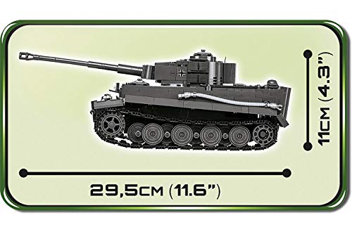 COBI 2538 PzKpfw Vi Tiger Ausf.E - Bloques de construcción, Color Negro