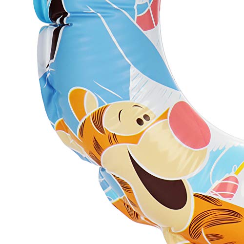 com-four® 2X Neumáticos de natación para divertirse Nadando - Anillo de natación con Motivos de los Personajes de Disney Winnie The Pooh, Tigger y I-Aah (02 Piezas - Ø 45cm Winnie The Pooh)