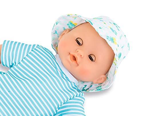 Corolle - Muñeco marin baño, 30 cm, optimo para jugar en el agua, fácil secado, para niños a partir de 18 meses, color aqua (9000100530)