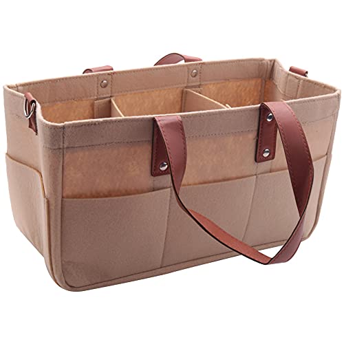 Creely 2 x organizador de pañales para bebé, cesta de almacenamiento portátil para guardería, cesta de almacenamiento de coche para juguetes