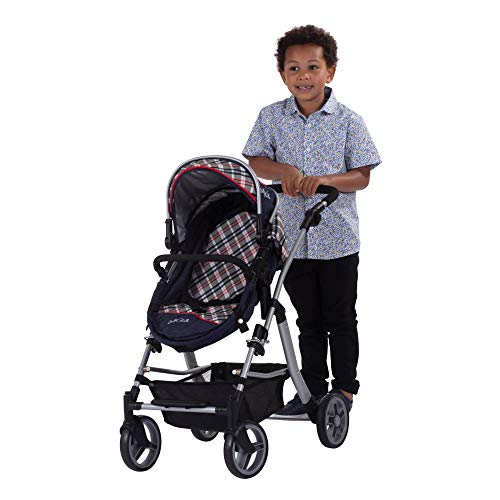 Daisy Chain Carrito para muñecos 5 en 1 Connect - Recomendado para niños de 4 a 8 años. (Classic Check)