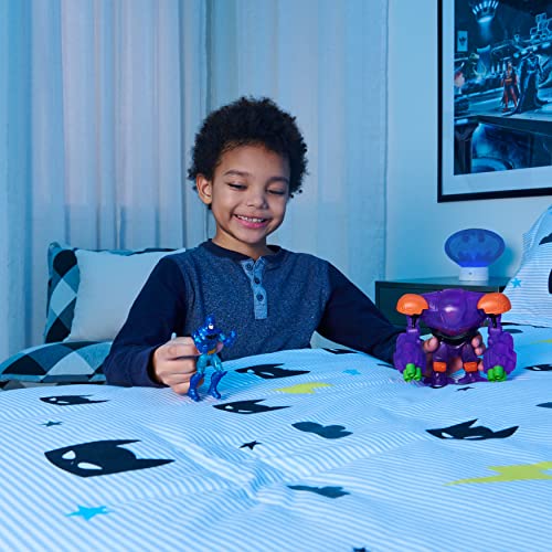 dc comics Armor (wandelbare Tech-Rüstung) mit 10cm-Actionfiguren Von Batman und Dem Joker Armadura Convertible con Figuras de acción de 10 cm, Color no se Puede aplicar. (Spin Master 6060834)