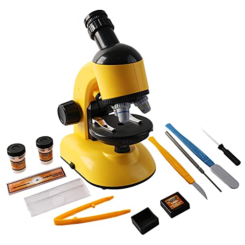 deAO Mi Primer Telescopio y Microscopio Diversión Científica 2 en 1 Conjunto de Telescopio y Microscopio para Principiantes con Accesorios Exploración de Ciencias y Astronomía Infantil