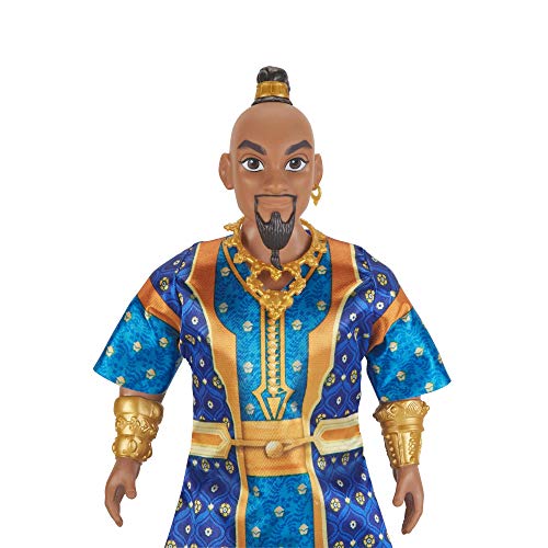 Disney Genie Fashion Doll en Forma Humana, Figura con Ropa y Accesorios, Inspirado en la película de acción en Vivo de Aladdin, Juguete para niños de 3 años