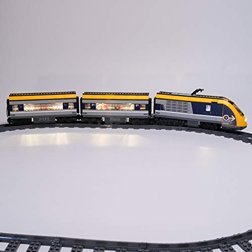 EcoGo Kit de iluminación LED para Lego 60197 Trenes urbanos de tren de pasajeros Conjunto de bloque de construcción (no incluye modelo Lego)