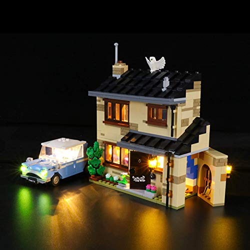 EcoGo Kit de iluminación LED para Lego 75968 Harry Potter 4 Privet Drive bloque de construcción modelo (no incluye modelo Lego)