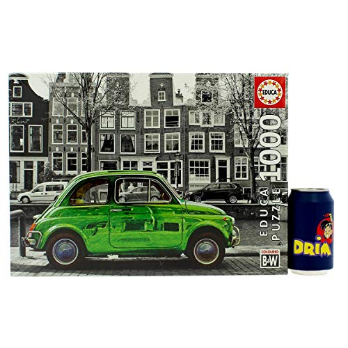 Educa - Coche en Ámsterdam Puzzle, 1000 Piezas, Multicolor (18000)