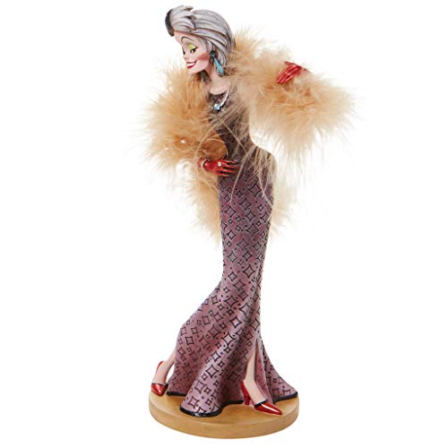 Enesco Disney Showcase Couture Force 101 Dálmatas Cruella de Vil Figurine, 20.46 cm, Multicolor